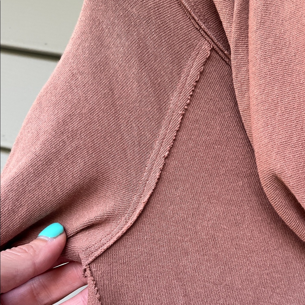 New We The Free Off-Shoulder Tan Sweater - Picture 4 of 12